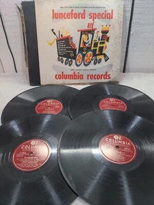 78 RPM Jimmy Lunceford Special 4 Record Set Columbia C-175 Uptown Blues Lonesome - Imagen 1 de 18