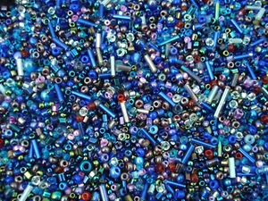 Mezcla de cuentas semilla/bola 100 g hágalo usted mismo joyería pulseras pendientes collares - Imagen 1 de 2