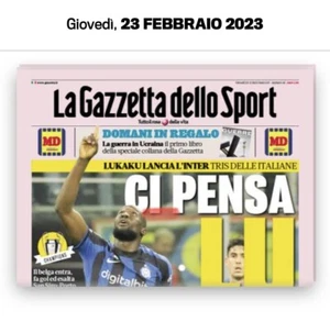 La gazzetta dello Sport Giovedì 23 Febbraio 2023 - Picture 1 of 2