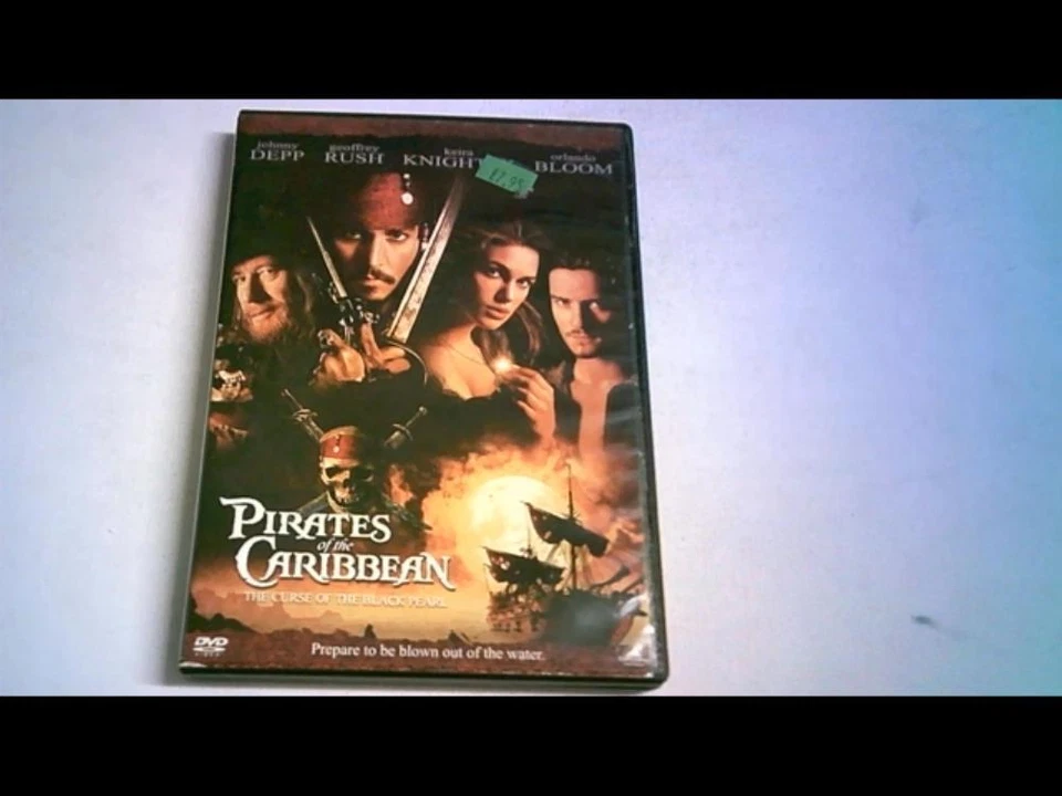 PIRATES OF THE CARIBBEAN THE CURSE OF THE BLACK PEARL DVD - Image 1 of 1