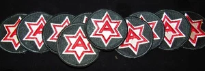 Lote de 10 Parches de Uniforme Militar 6o Ejército de la Segunda Guerra Mundial Rojo Blanco Verde Costado 🙂 NUEVO DE NUEVO✴ - Imagen 1 de 5