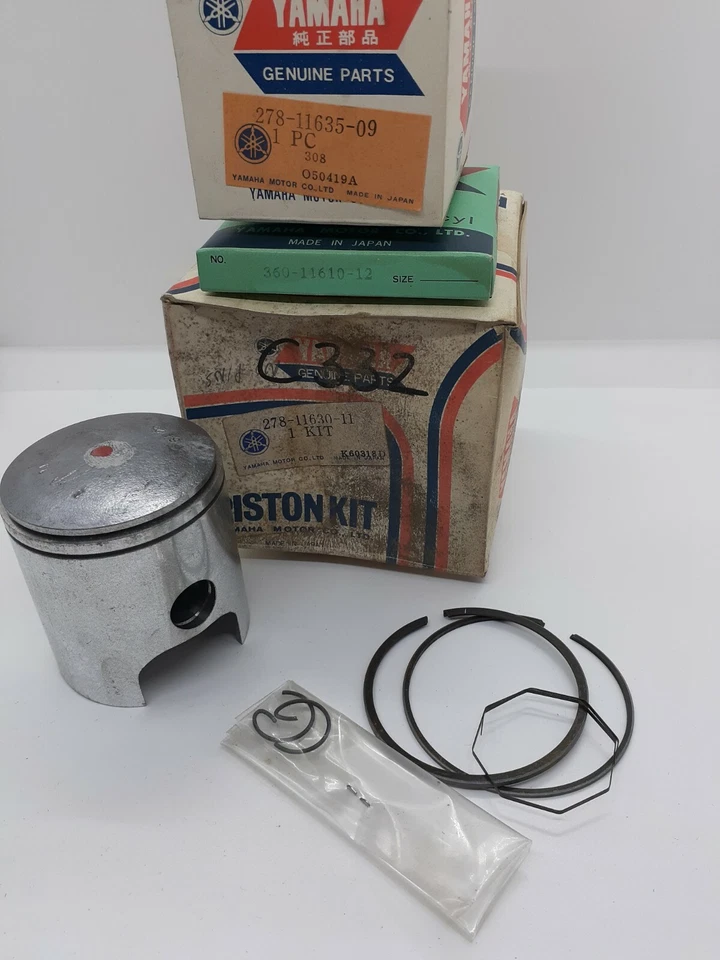 Clips de anillos de pistón Yamaha R5 R5B R5C 278-11630-11 SIN PIN Foto 1 de 1