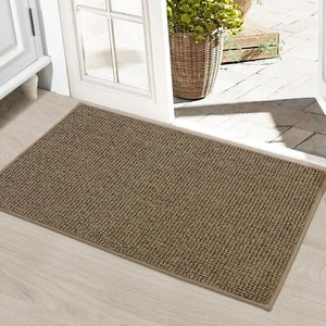 Dirt Trapper Door Mat Non-Slip Washable Doormats Entrance Mat 20" X 32" Taupe - Picture 1 of 8