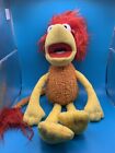 Fraggle Rock rotes Plüschtier 2006 The Jim Henson Company Muppets Sababa Spielzeug