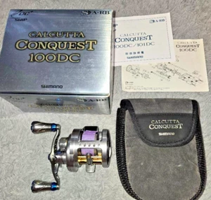 Shimano Calcutta Conquest 100DC Right Hand Baitcasting Reel Shipped from Japan - Picture 1 of 6