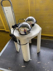 Coppia Abatjour Metallo Cromato Reggiani - Bild 1 von 9