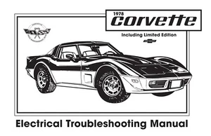 1978 Corvette Electrical Troubleshooting Manual - 11x17 inch COLOR - Picture 1 of 3