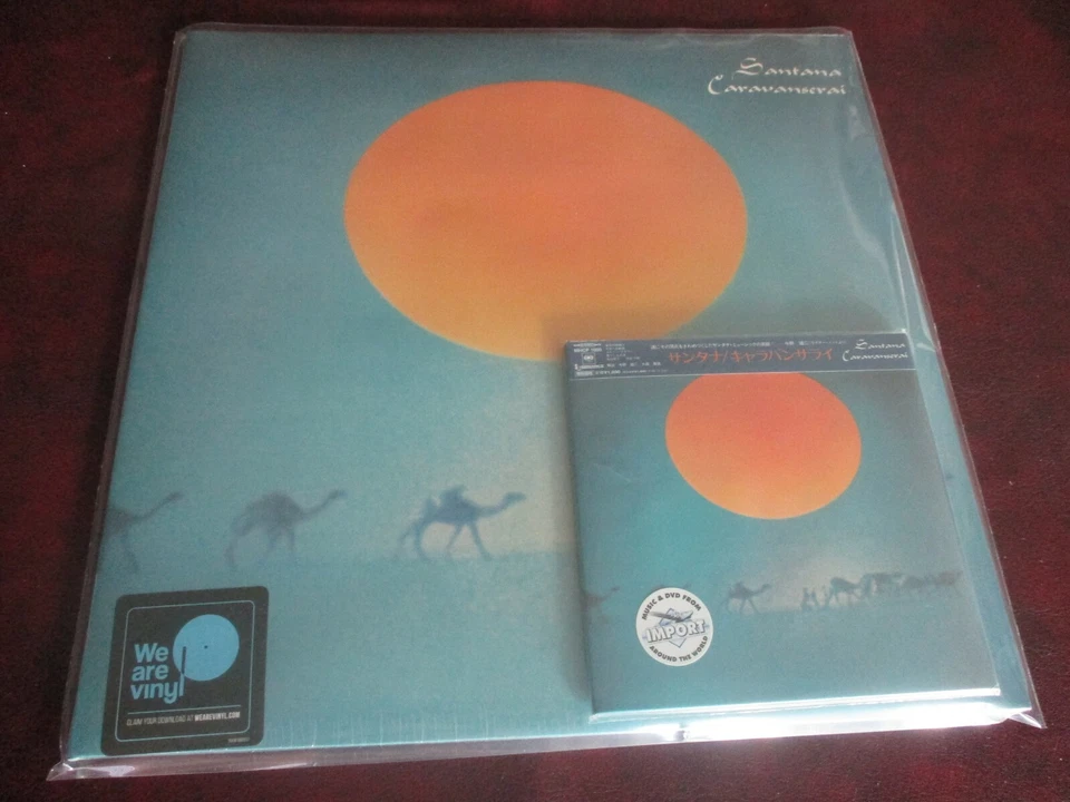 SANTANA  CARAVANSERAI JAPAN OBI Replica GATEFOLD JACKET LIMITED CD + VINYL LP   Foto 1 de 1