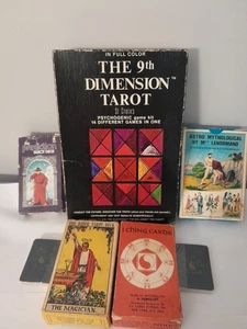 The 9th Dimension Tarot St Croix's Psychogenic Game Kit Vintage 70s, + 6 Others - Picture 1 of 12
