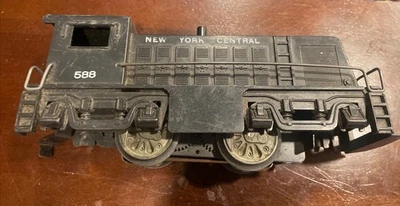 Marx 588 New York Central Diesel Switcher Engine Train Untested - Image 1 of 4