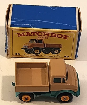 VINTAGE MATCHBOX #49 UNIMOG MADE in ENGLAND ORIGINAL BOX - Image 1 of 4