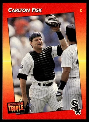 1992 Triple Play Carlton Fisk Chicago White Sox #149 - Image 1 of 2