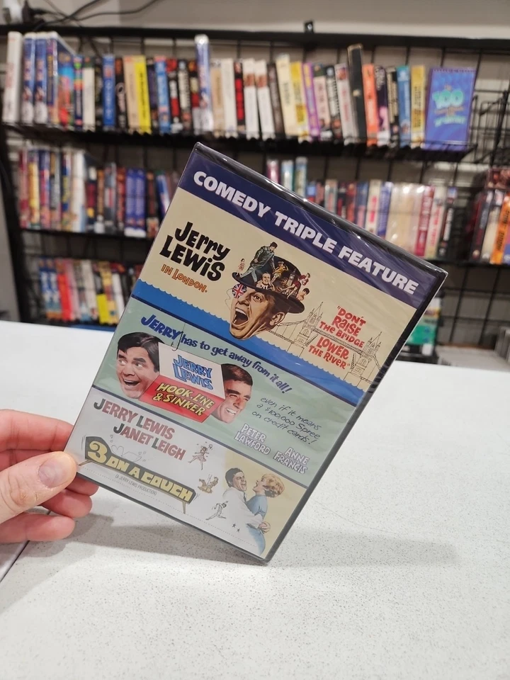 Jerry Lewis Triple Feature [DVD] NEW! 🇺🇸 BUY 5 GET 5 FREE 📀 FREE SHIPPING  Foto 1 de 4