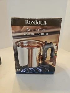 BonJour Doppelkessel Edelstahl 1,5 Quart All-in-One NEU IM KARTON - Bild 1 von 7