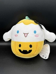 Squishmallow Kellytoy Plush 6.5” Cinnamoroll Hello Kitty Sanrio Halloween NWT - Picture 1 of 6