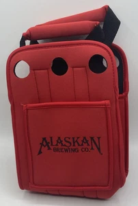 Alaskan Brewing Co. Six Pack Beer Beverage Carry Neoprene Tote New - Picture 1 of 2