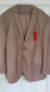 NEU mit Etikett Bocaccio Uomo 2-teiliger karierter brauner Anzug 54 L, Hose 48 L - Bild 1 von 16