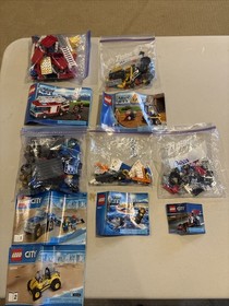 Lego City Sets (60002+4201+60082+60011+30358) (Complete)