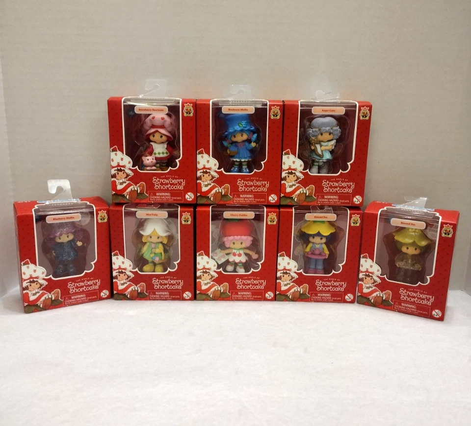 Mini figuras Strawberry Shortcake RARAS Chasers Cheebee serie 2 lote de 8 muñecas Foto 1 de 4