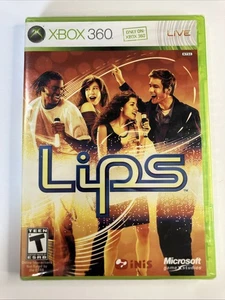 Lips for XBOX 360 (Game Only-No Microphone) 2008 Music Karaoke BRAND NEW SEALED - Picture 1 of 6