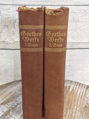 Goethes Werke Volumes 1-2 (German Edition) by Johann Wolfgang von Goethe - Image 1 of 4