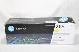 Genuine HP W2102X (210X) Yellow Toner Cartridge - NEW SEALED Box Damaged - Afbeelding 1 van 7