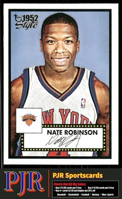 Nate Robinson 2005-06 Topps 1952 Estilo #158 New York Knicks Novato Foto 1 de 2