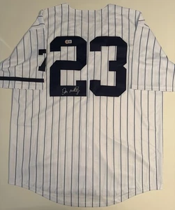 Don Mattingly New York Yankees Autographed Jersey Legend Beckett BAS COA READ - Picture 1 of 4
