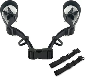 2 Pcs Adjustable Backpack Sternum Straps Chest Belt Hardness Strap with Anti-Sli - Picture 1 of 7