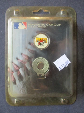 McCarthur Towel & Sports Pittsburgh Pirates Magnetic Cap Clip and Ball Marker Cover