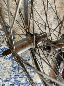 Phil Wood 36H MAVIC MA 40 Wheelset  700C Rims Wheels Bladed Spokes! Retro Custom - Picture 1 of 17