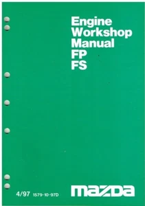 MAZDA 323 (BJ) PREMACY (CP) MX-6 626 FACTORY 1.8 2.0 PETROL ENGINE REPAIR MANUAL - Picture 1 of 1