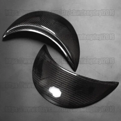 For Volkswagen Beetle 1998-05 Carbon Fiber Headlight Eye Lid Eyebrow Cover Trim — 第 1/4 张图片