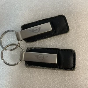 Pair of MINI Cooper of Las Vegas Nevada Preowned Keychain Key Rings GnuFashion - Picture 1 of 6