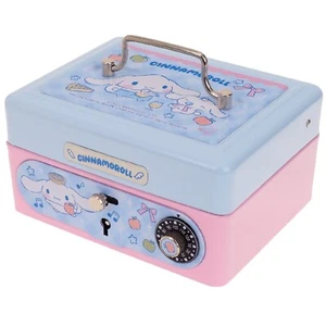 Cinnamoroll Cash Bank Kids Saving Money Tin Coin Box Piggy Safe Storage Case - Picture 1 of 4