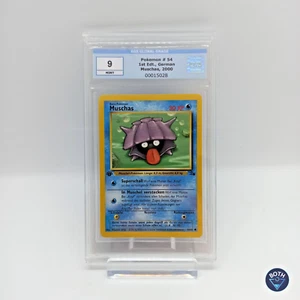 Pokémon • Muschas • 1. Edition • EGS/ PSA 9 • Mint • 54/62 Fossil • DE - Bild 1 von 2