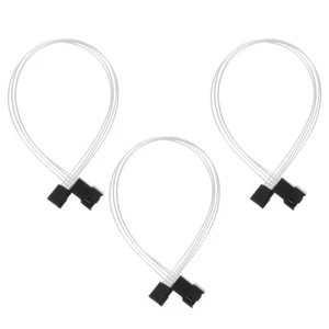 3 PCS Computerkabel Nabe Verlängerungskabel Für Atx Gehäuse Draht Lüfterkabel - Photo 1/12