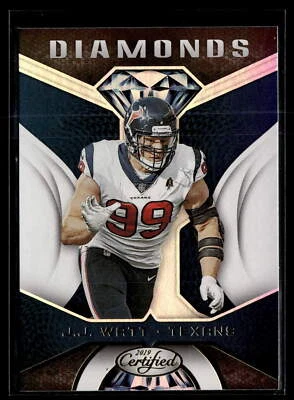 2019 Panini Certified #DI-JJ J.J. Watt Diamonds Near mint or better - Image 1 of 2