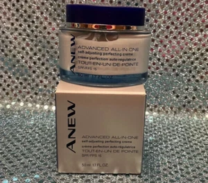 Avon ANEW ADVANCED ALL-IN-ONE selbstanpassende perfektionierende Creme LSF 15, 1,7oz Neu aus altem Lagerbestand - Bild 1 von 1