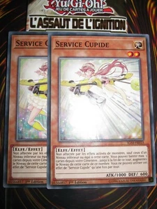 YU-GI-OH! PLAYSET (LOT DE 2) SERVICE CUPIDE IGAS-FR033 NEUF ED 1 SHORT PRINT - Picture 1 of 1