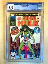 Savage She-Hulk # 1 CGC 7.0 F/VF White pages. 1st print. 1st appearance.