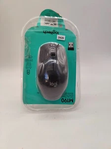 Mouse Wireless Logitech M190, Design Curvo per Uso ambidestro - Foto 1 di 5