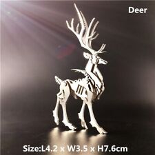 3D Metal Model Building Bird Cork Animal Spider Deer DIY Assembly Collection Toy
