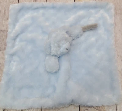 Mantas Y Más Allá Oso de Peluche Bebé Lovey Manta de Seguridad Azul Minky Remolino 15" Foto 1 de 4