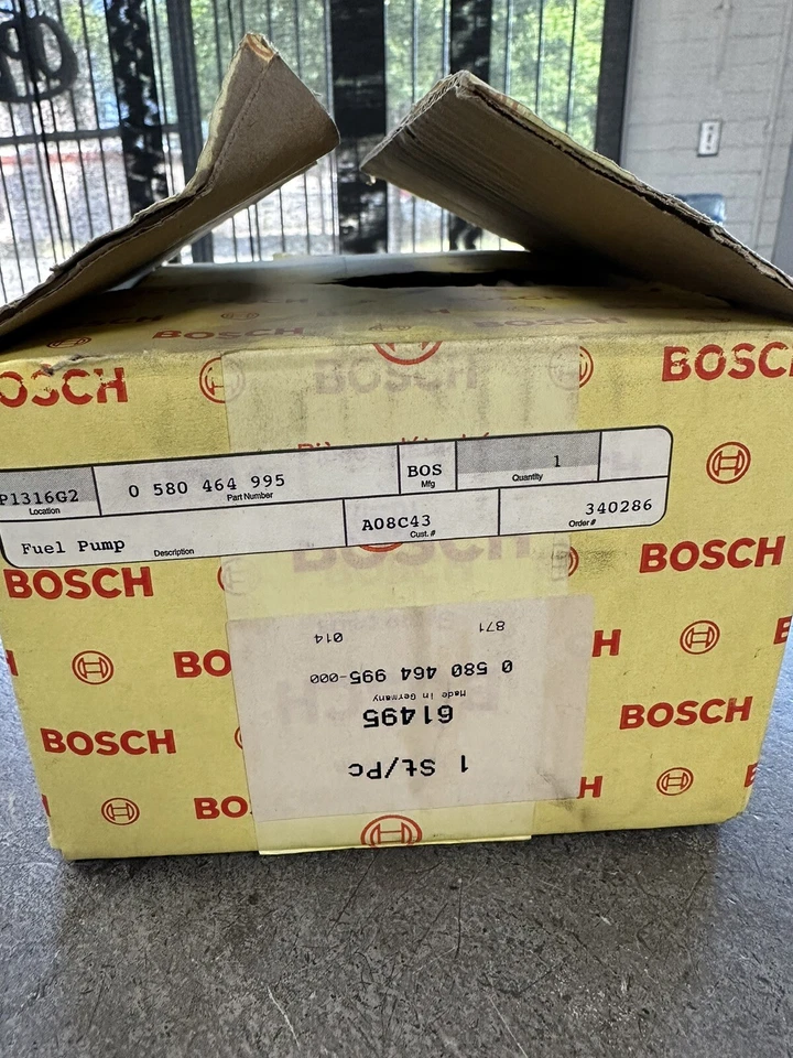 Bomba de combustible eléctrica BMW - BOSCH - 0580464995, 69491 - NUEVO OEM NUEVO EN CAJA NOS Foto 1 de 4