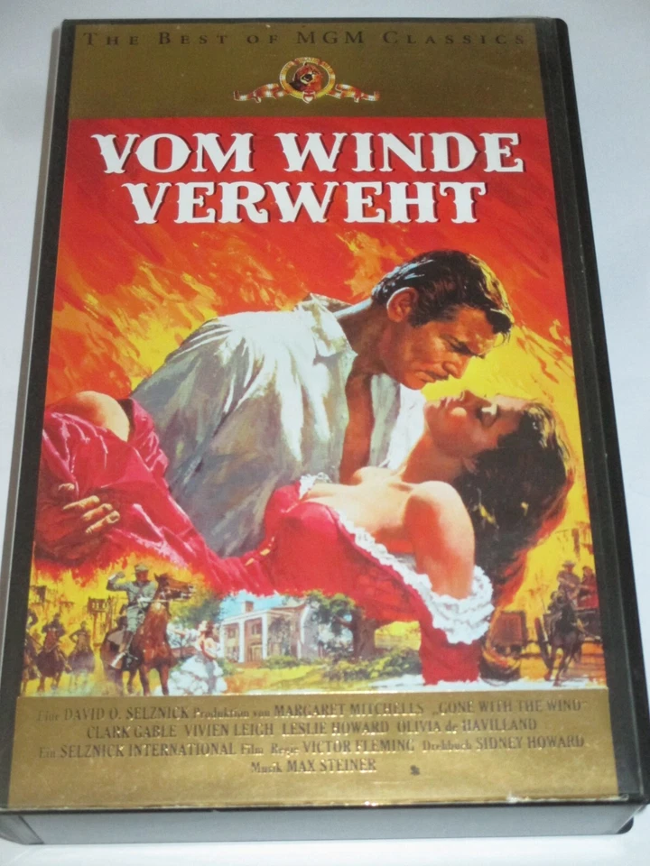 MGM - Vom Winde verweht - VHS/Drama/Clark Gable/Vivien Leigh/'39 - Bild 1 von 2