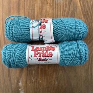 Lambs Pride Worsted 2 skein 4oz/190yds Wool/Mohair - M-52 Spruce Sheep Co - Picture 1 of 4