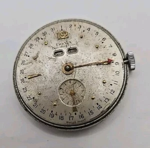 Doxa Kalender Zeiger Tag Datum Uhrwerk & Rückseite ETA 1164 - Bild 1 von 7