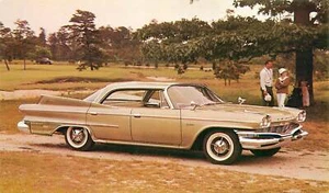ANTIQUE AUTO, DODGE POLARA 4 DOOR, VINTAGE POSTCARD (F135) - Picture 1 of 2