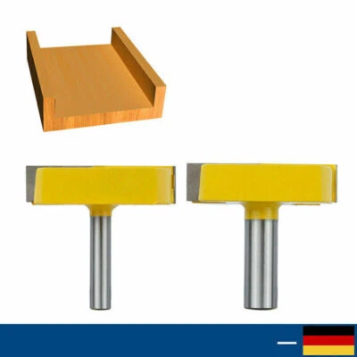 Oberflächenhobel-Fräser 8 mm 1/2 Hartmetall-Schaftfräser Bündigfräser - Bild 1 von 4